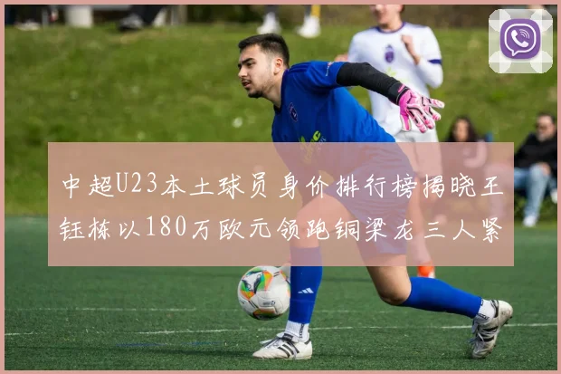 中超U23本土球员身价排行榜揭晓王钰栋以180万欧元领跑铜梁龙三人紧随其后